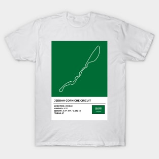 Jeddah Corniche Circuit [info] T-Shirt